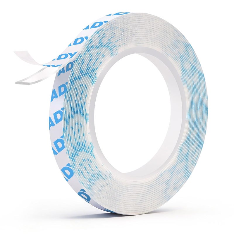 ADY Double Sided Transparent Tape Heavy Duty 1in x 20ft,Clear Picture Hanger Mounting Tape No Residue Double Sided Tape for Rent Room, Poster Stick,Office - Image 1